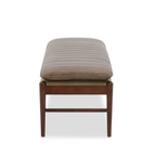 Banc texturé lin – Cadre en bois massif