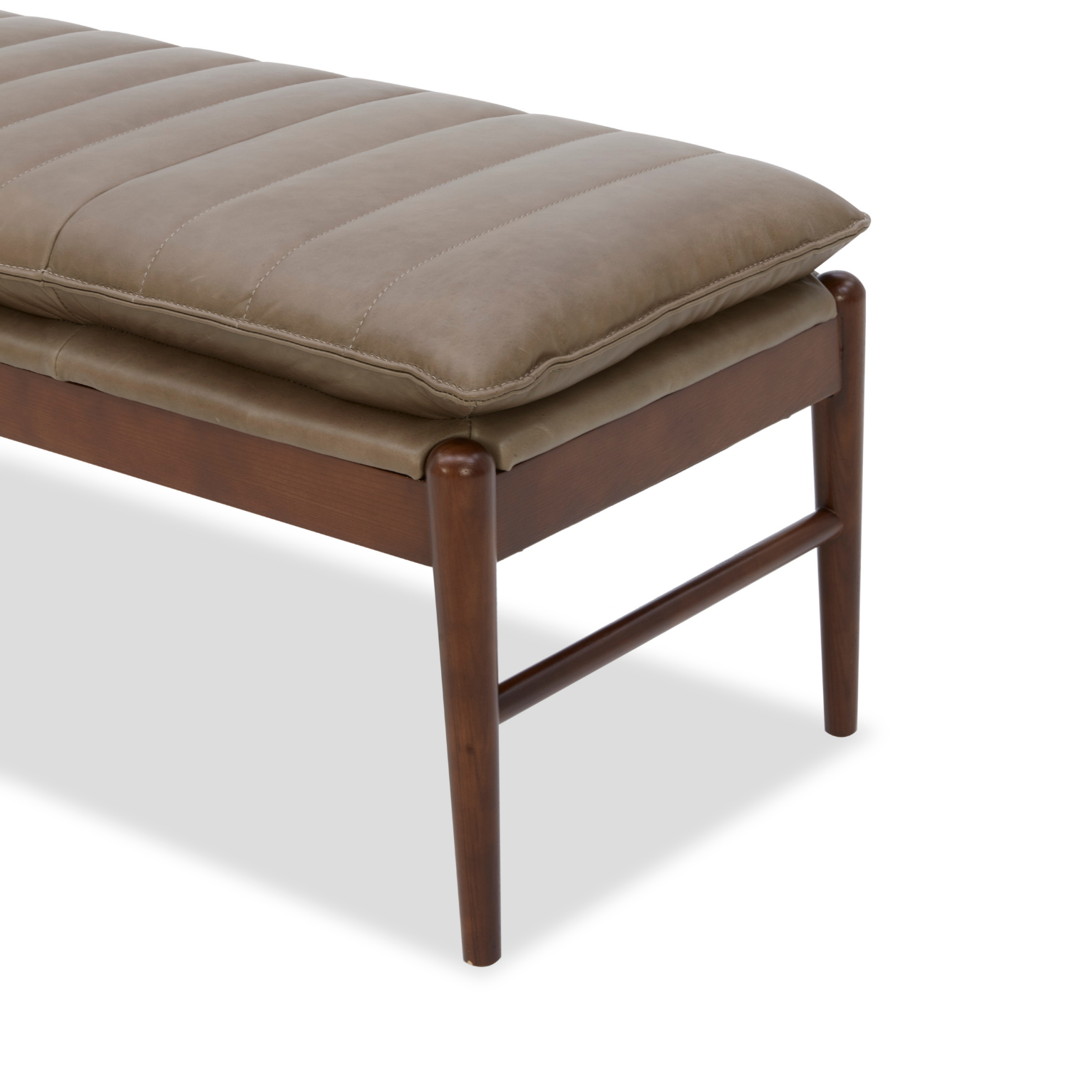 Banc texturé lin – Cadre en bois massif