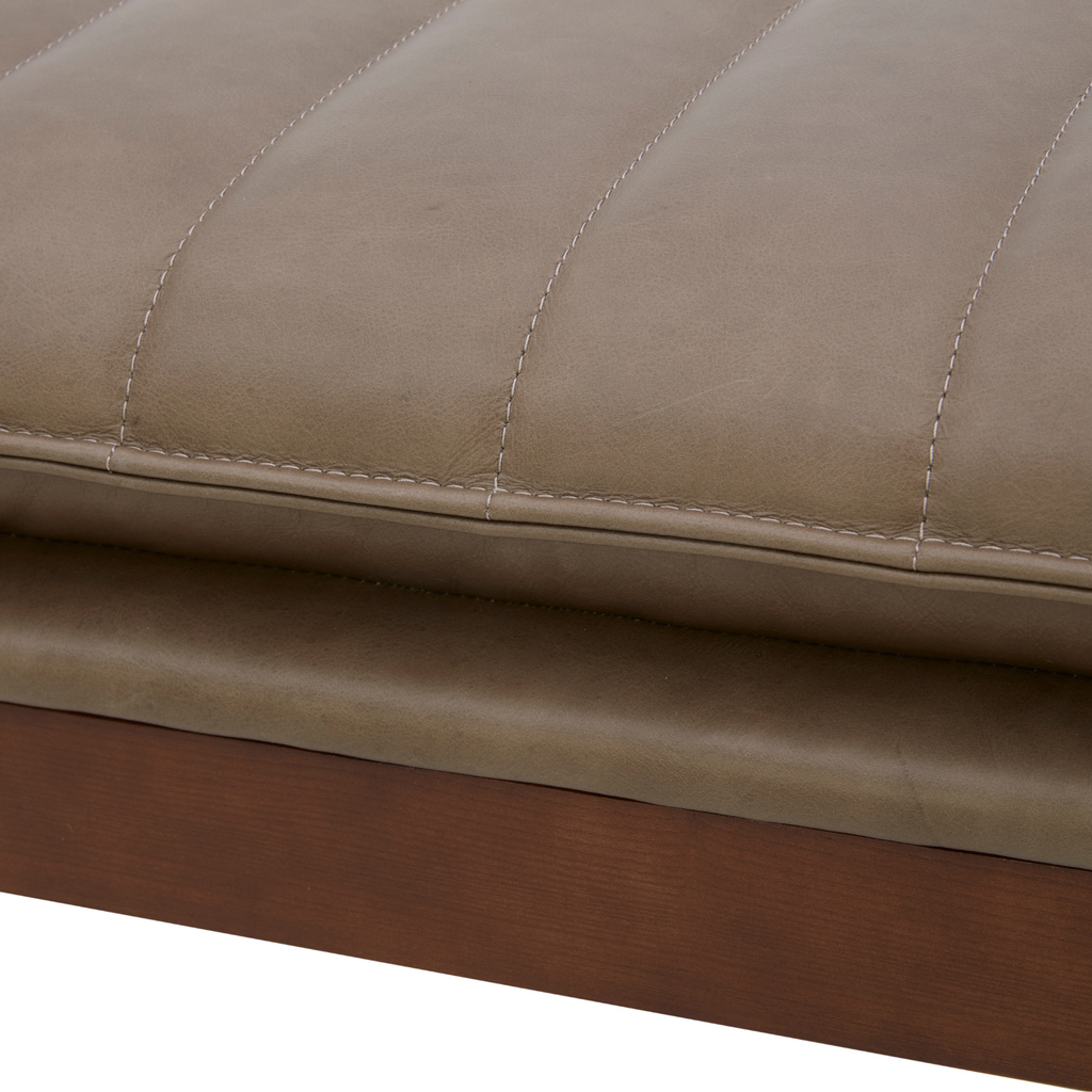 Banc texturé lin – Cadre en bois massif