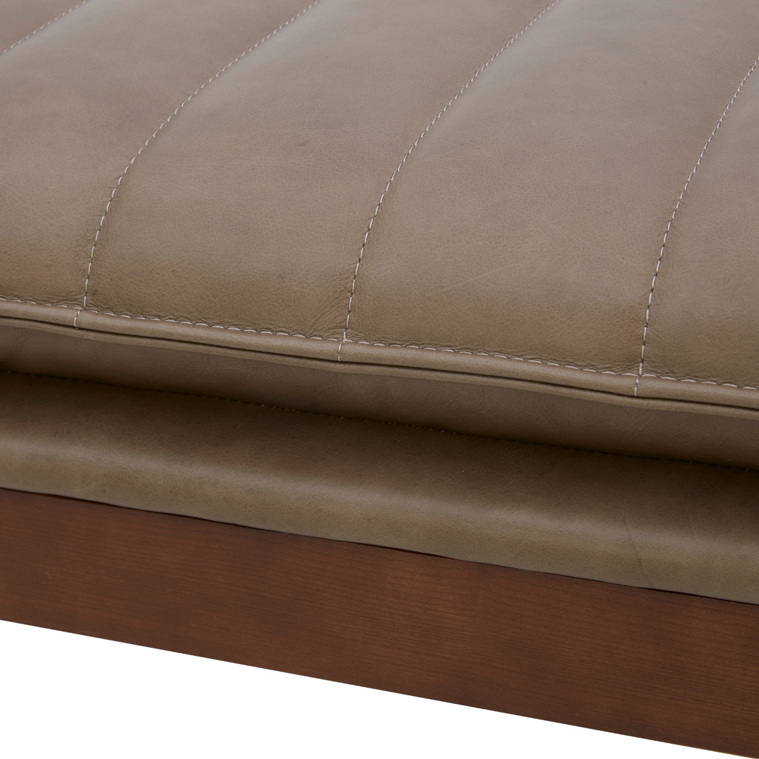 Banc texturé lin – Cadre en bois massif