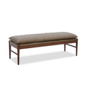 Banc texturé lin – Cadre en bois massif