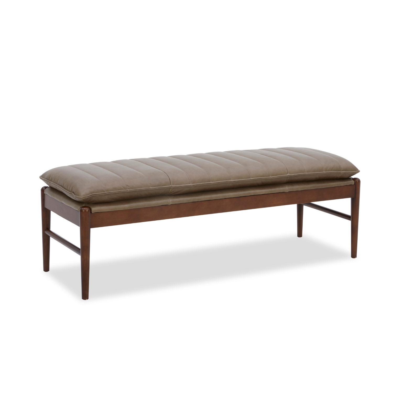 Banc texturé lin – Cadre en bois massif