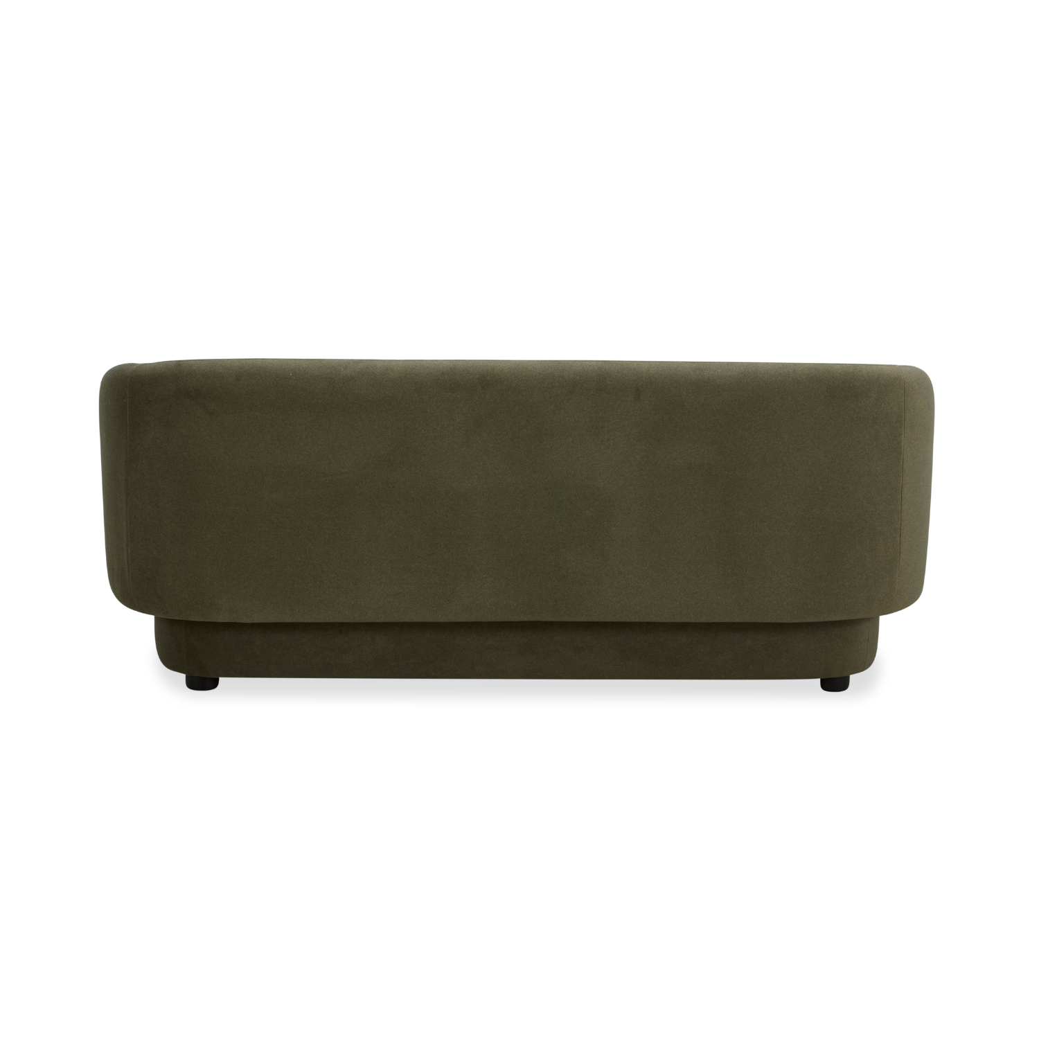 Banc de rangement capitonné en velours mat vert forêt – Couvercle amovible, cadre en bois