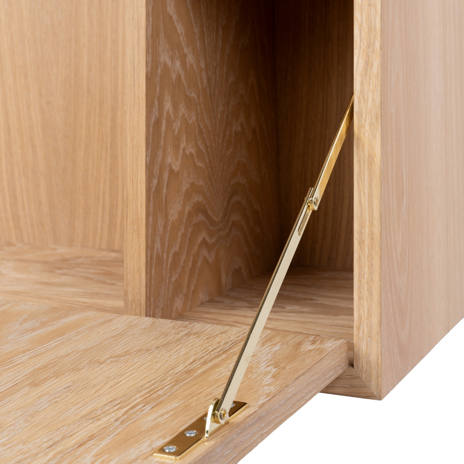 Table basse en marbre crème poli - Piètement incurvé en croix
