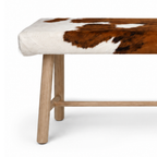 Banc rembourré d'inspiration arquée taupe - Base noire dissimulée, assise rembourrée