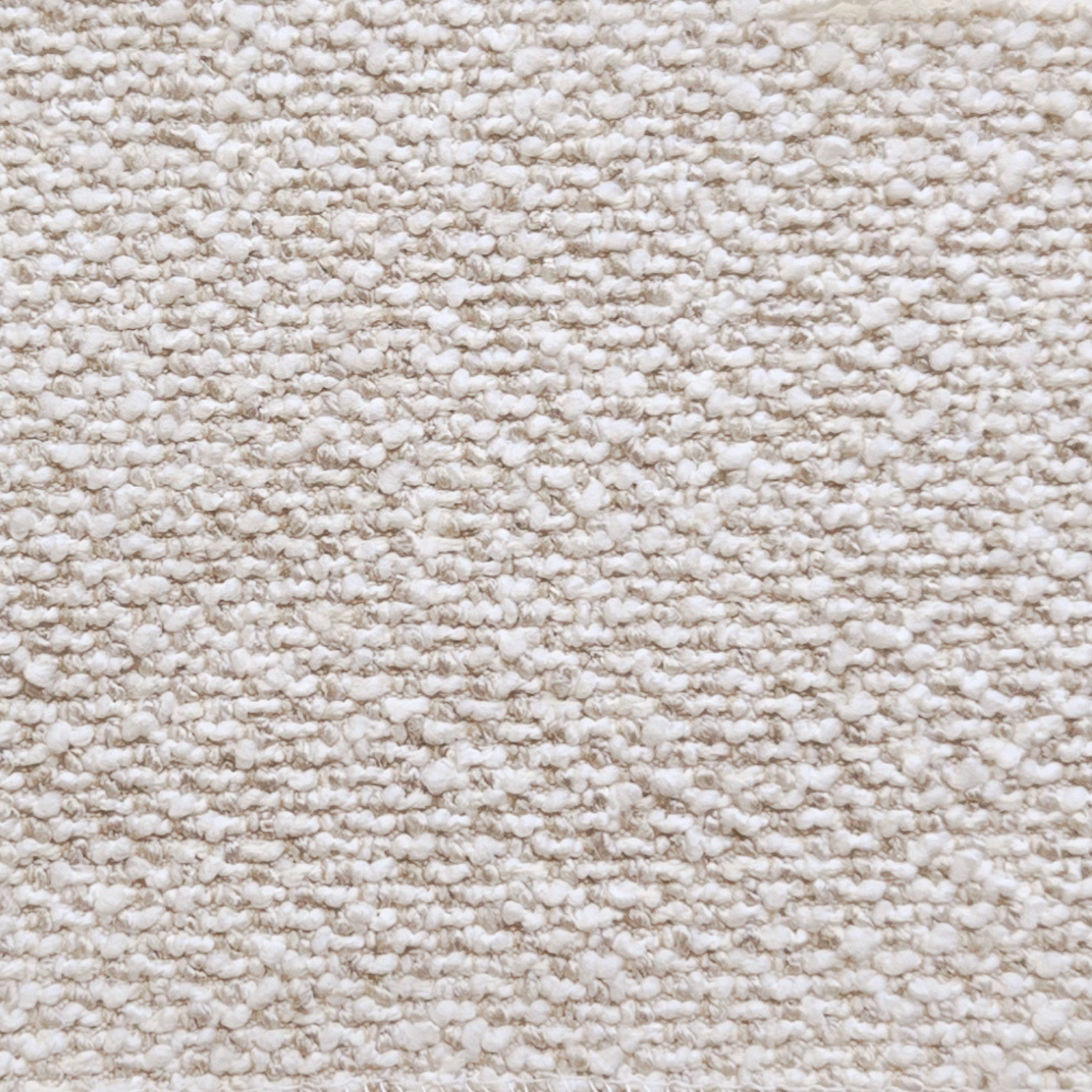 Fauteuil scandinave en polyester texturé lin – Piètement en chêne, coussin déhoussable